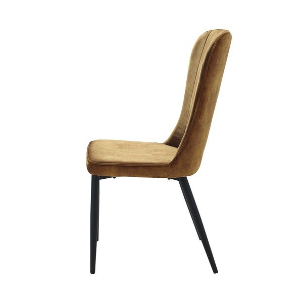 Geltona valgomojo kėdė Unique Furniture Hudson-image-2