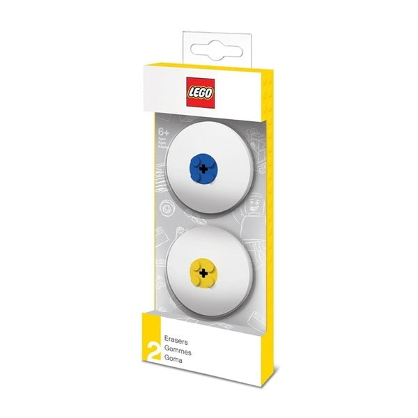 2 trintukų rinkinys su mėlynomis ir geltonomis LEGO® detalėmis