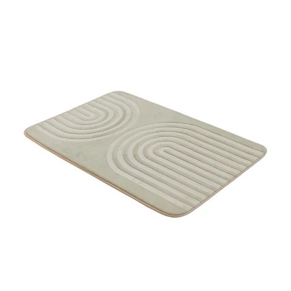 Smėlio spalvos vonios kilimėlis 45x75 cm Allure – douceur d'intérieur-image-2