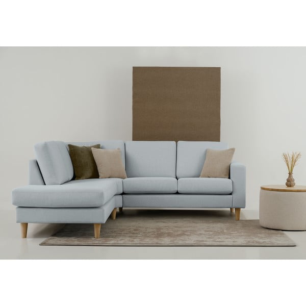 Kampinė sofa pilkos spalvos (su kairiuoju kampu) Focus – Scandic-image-1