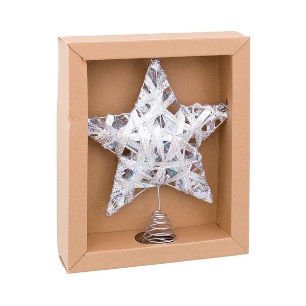Iš metalo Kalėdų eglutės viršūnė Star – Casa Selección-image-1