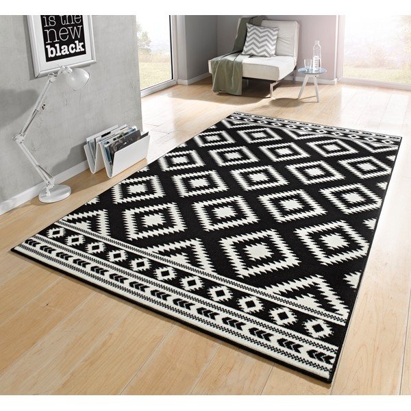 Juodas kilimas Hanse Home Gloria Ethno, 80 x 300 cm-image-1