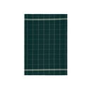 Södahl Geometrinis žalias medvilninis virtuvinis rankšluostis, 50 x 70 cm