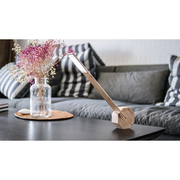 Stalinis šviestuvas šviesiai rudos spalvos LED (aukštis 38 cm) Octagon One – Gingko-image-1