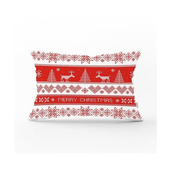 Kalėdinis pagalvės užvalkalas Minimalist Cushion Covers Nordic Knit, 35 x 55 cm