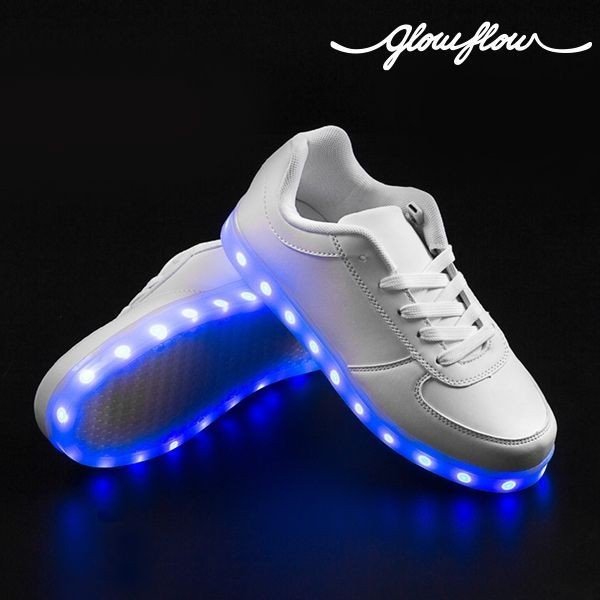 Balti LED bateliai InnovaGoods GlowFlow bateliai, 40 dydis-image-3