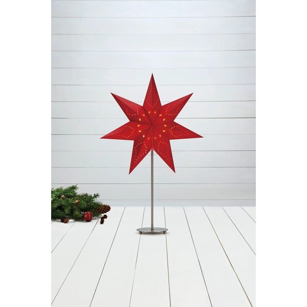 Šviečianti Kalėdų dekoracija raudonos spalvos Saturnus – Markslöjd-image-1