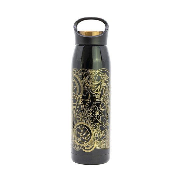 Juodos spalvos iš nerūdijančio plieno vaikiškas termosas 665 ml Marvel – STOR-image-1