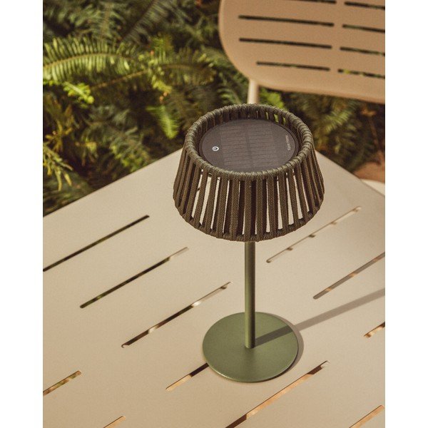 Stalinis/nešiojamas lauko šviestuvas LED saulės baterijos (aukštis 30 cm) Aldet – Kave Home-image-2