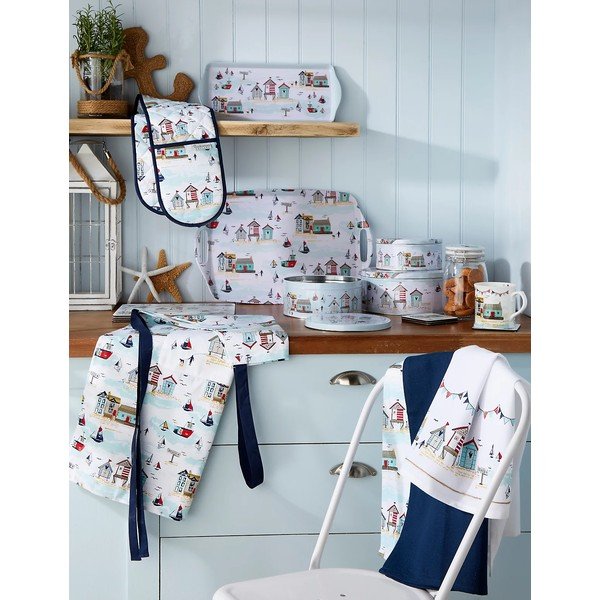 3 medvilninių virtuvinių rankšluosčių rinkinys Cooksmart® Beside The Seaside-image-2