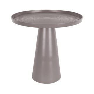 Pilkos spalvos metalinis šoninis staliukas Leitmotiv Force, aukštis 37,5 cm