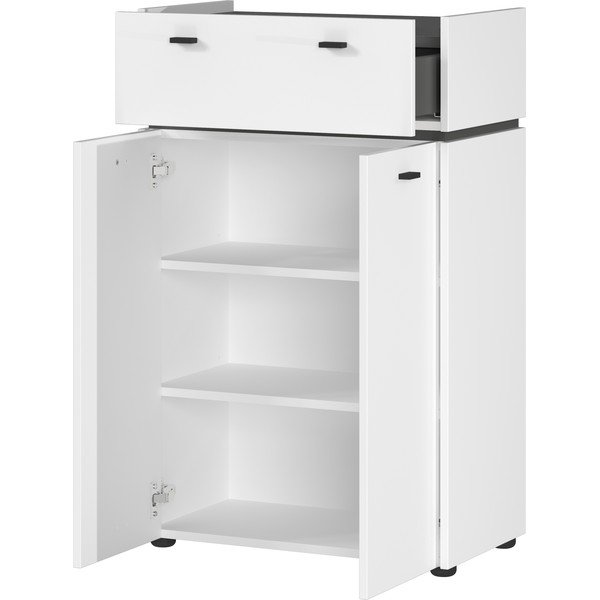 Balta aukšta vonios kambario spintelė 60x96 cm Modesto - Germania-image-2