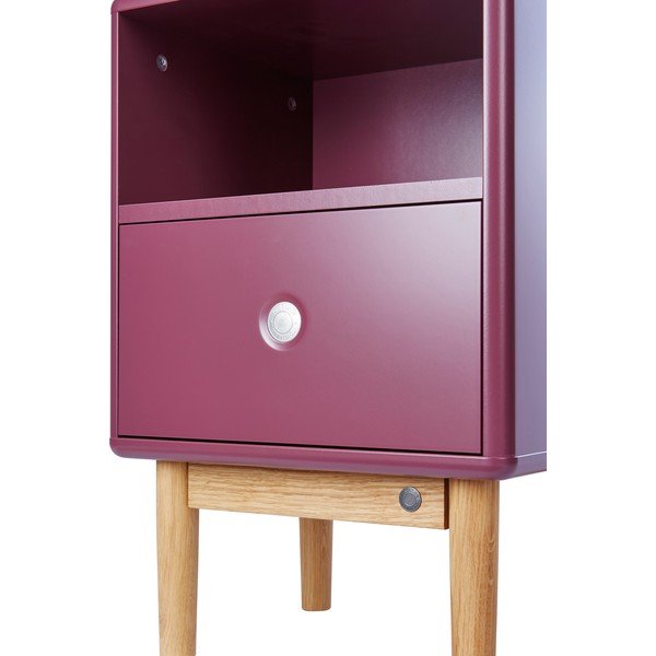 Naktinis staliukas tamsiai violetinės spalvos Color Box – Tom Tailor-image-1