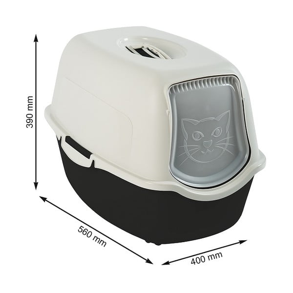 Kačių kraiko dėžė 56x40 cm Eco Bailey - Rotho-image-4