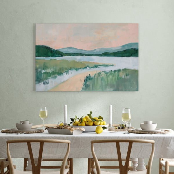 Paveikslas 70x100 cm Gouache Lake – Styler-image-1