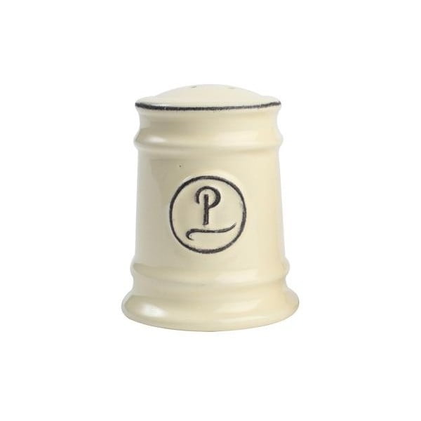 T&G Woodware Pride Of Place kreminės spalvos keraminis pipirų puodelis
