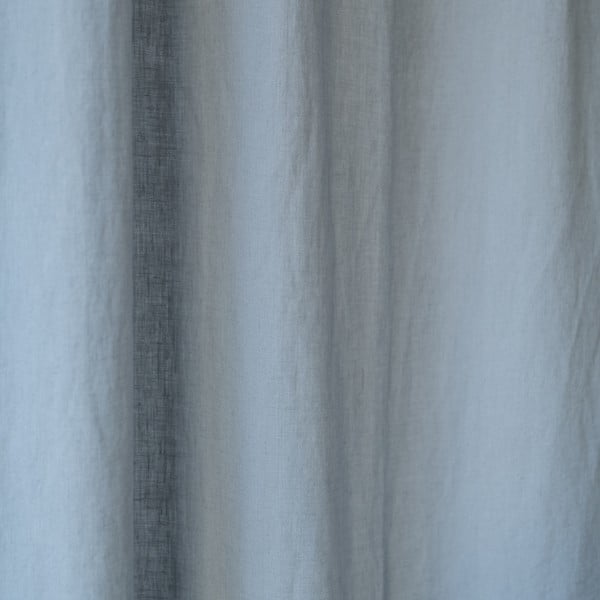 Pilka lininė užuolaida su tuneliu Linen Tales Night Time, 250 x 140 cm-image-1