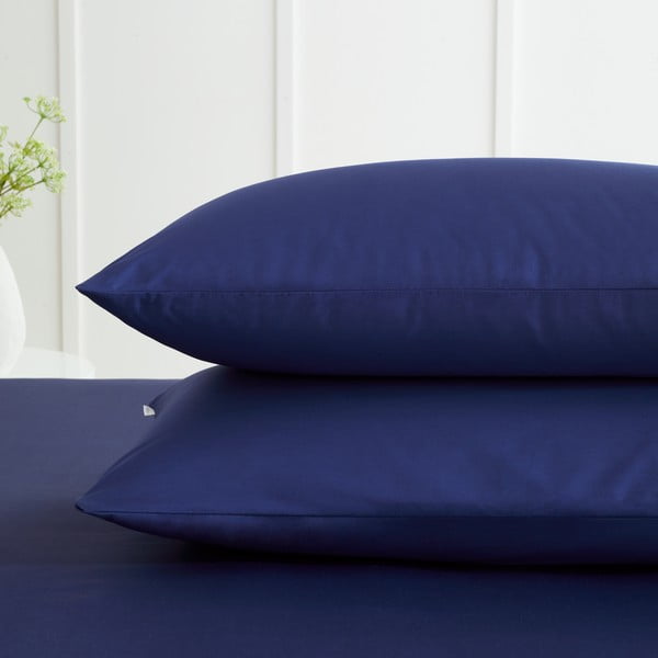 Iš medvilninio perkelio pagalvės užvalkalai 2 vnt. 50x75 cm Cotton Percale – Bianca-image-1