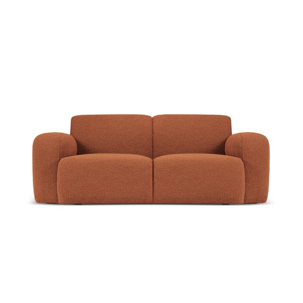 Sofa rudos spalvos iš boucle 170 cm Molino – Micadoni Home
