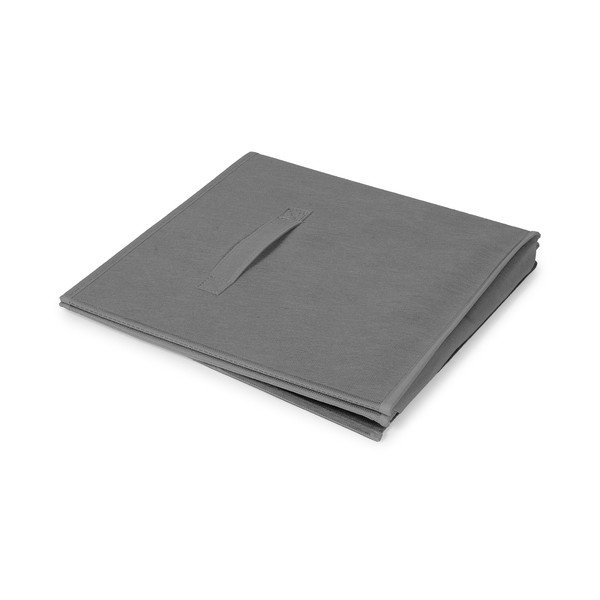 Tamsiai pilkos spalvos iš plastiko daiktadėžė 31x31x31 cm – Compactor-image-2