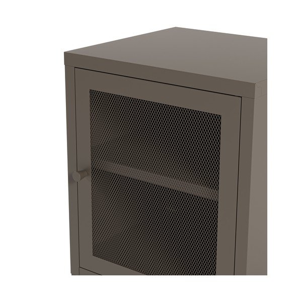 Pilkos spalvos naktinis staliukas Fayna – Marckeric-image-4