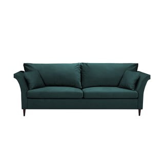 Žaliai mėlynos spalvos sofa-lova su daiktadėže Mazzini Sofos Pivoine