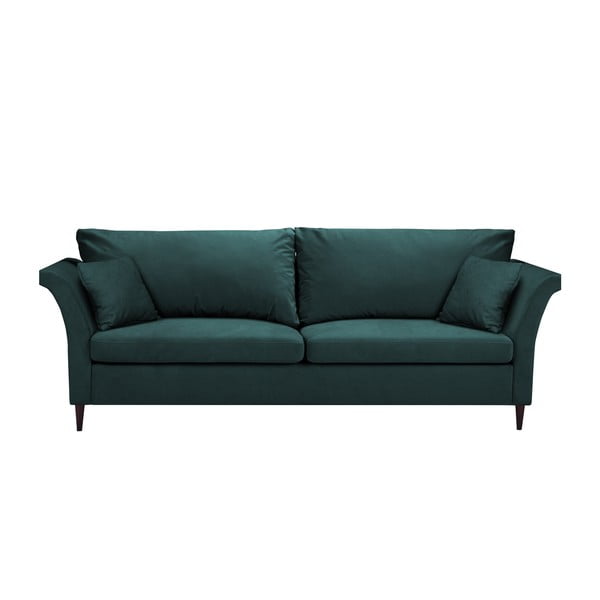 Žaliai mėlynos spalvos sofa-lova su daiktadėže Mazzini Sofos Pivoine