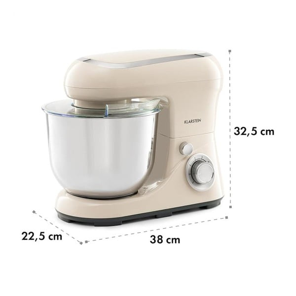 Smėlio spalvos virtuvės kombainas Klarstein Bella Pico 2G-image-3