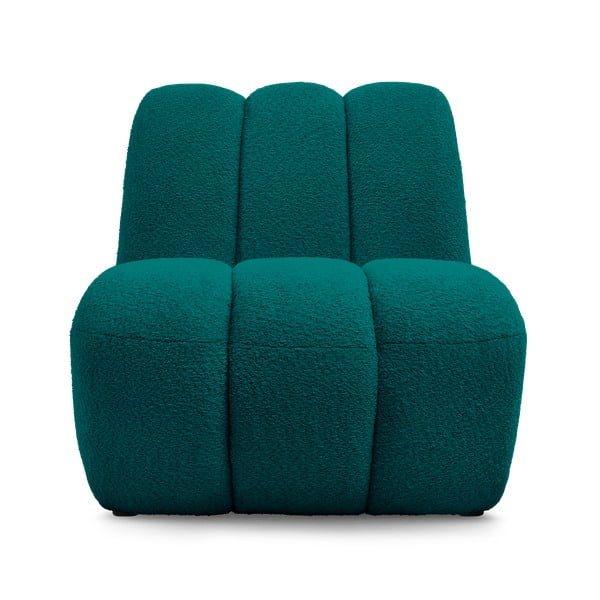 Turkio spalvos iš boucle krėslas Janissaire – Bobochic Paris-image-3