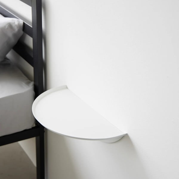 Iš metalo sieninė lentyna baltos spalvos 40 cm Tower – YAMAZAKI-image-2