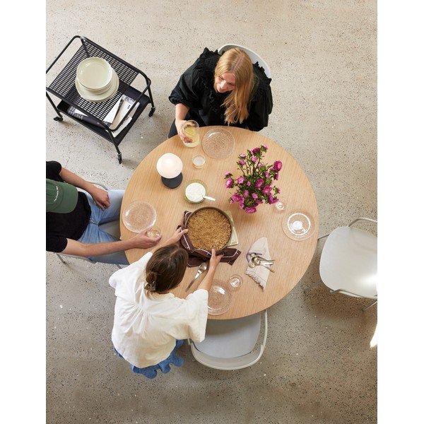 Iš metalo vežimėlis ant ratukų 47x66 cm Push – Hübsch-image-4