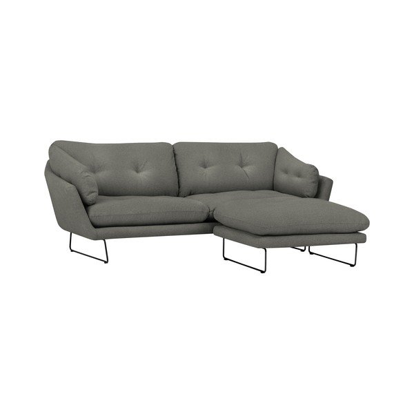Žalsvai pilkos spalvos sofos ir pufo rinkinys Windsor & Co Sofas Comet-image-1