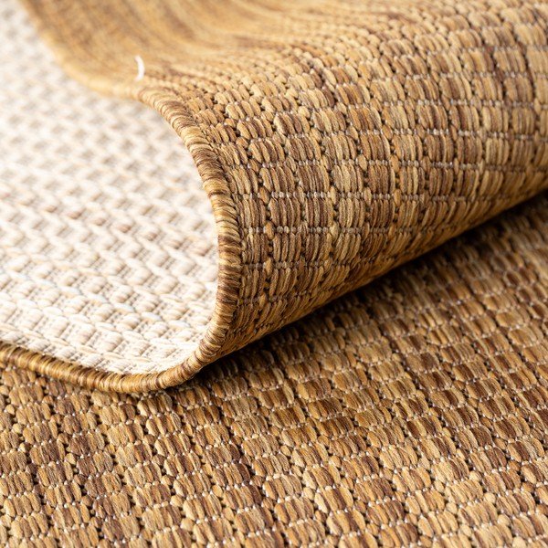 Rudos spalvos apvalios formos lauko ir vidaus kilimas ø 120 cm Mira 1450 – Ayyildiz Carpets-image-3