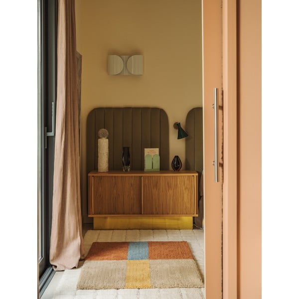 Rankų darbo iš vilnos kilimas 80x140 cm Chroma Cinnamon – Lorena Canals-image-1