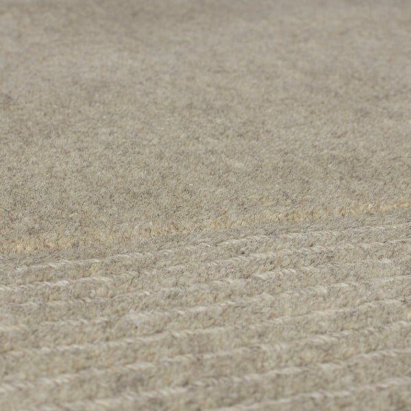 Kilimas iš vilnos smėlio spalvos 60x230 cm – Flair Rugs-image-3