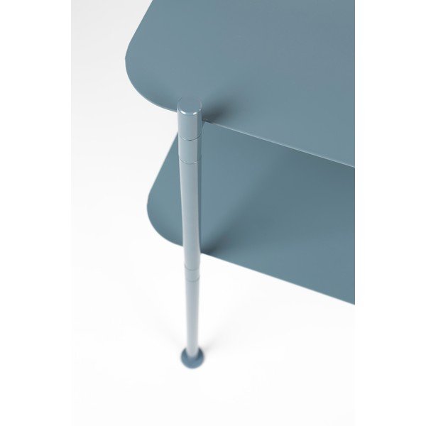 Iš metalo pastatoma lentyna šviesiai mėlynos spalvos 50x62 cm River – Zuiver-image-1