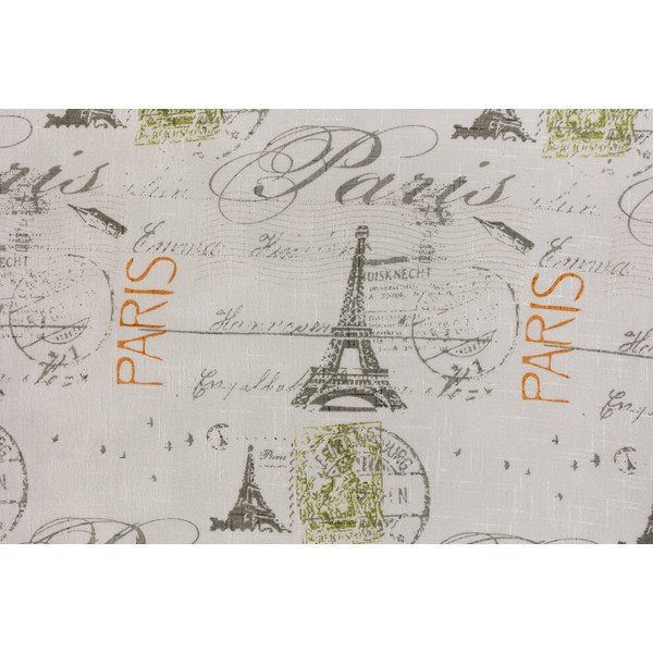 Permatoma užuolaida baltos spalvos/pilkos spalvos 140x245 cm Tour – Mendola Fabrics-image-4