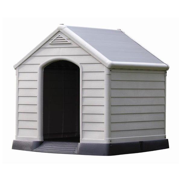 Pašiūrė pilkos spalvos šuniui 95x99 cm – Curver