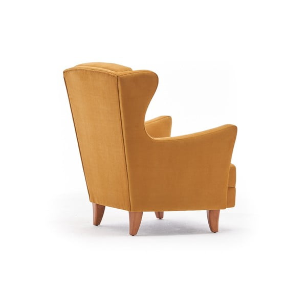 Geltonas fotelis Lola Brejer - Artie-image-2