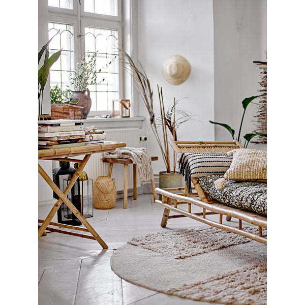 Bambukinis sodo šezlongas natūralios spalvos Sole – Bloomingville-image-1