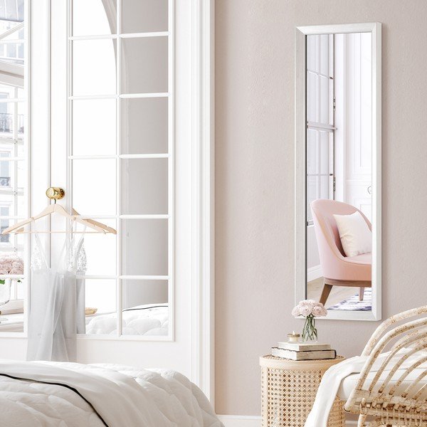 Sieninis veidrodis baltu rėmu Styler Parisienne, 42 x 137 cm-image-1