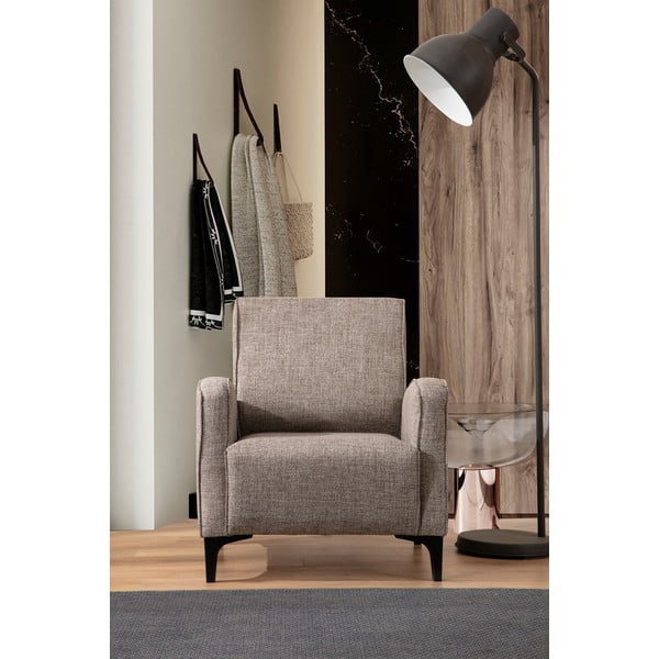Krėslas smėlio spalvos Petra – Balcab Home-image-1