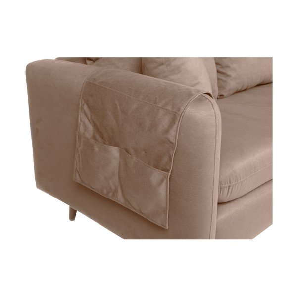 Sofa šviesiai rudos spalvos 215 cm Sofia – Balcab Home-image-4