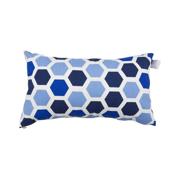 2 pagalvėlių su užpildu rinkinys Karup Deco Cushion Ocean Geometry/Navy, 45 x 25 cm-image-1
