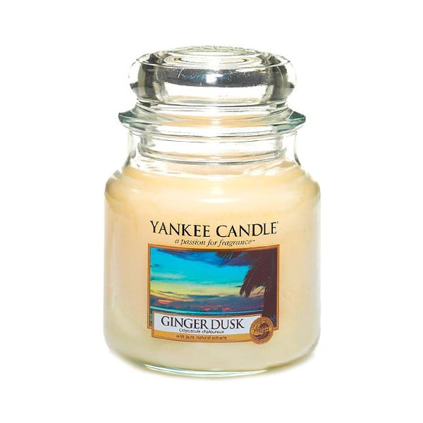 Kvapioji žvakė Yankee Candle Ginger Twilight, degimo trukmė 65 - 90 valandų