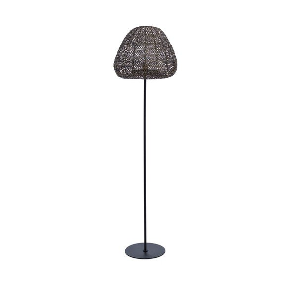 Pastatomas šviestuvas matinės juodos spalvos/bronzinės spalvos (aukštis 162 cm) su metaliniu gaubtu Finou – Light & Living-image-3