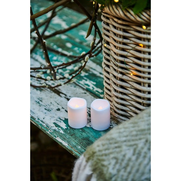 Baltos lauko šviečiančios dekoracijos, 2 vnt. Storm Mini - Sirius-image-3
