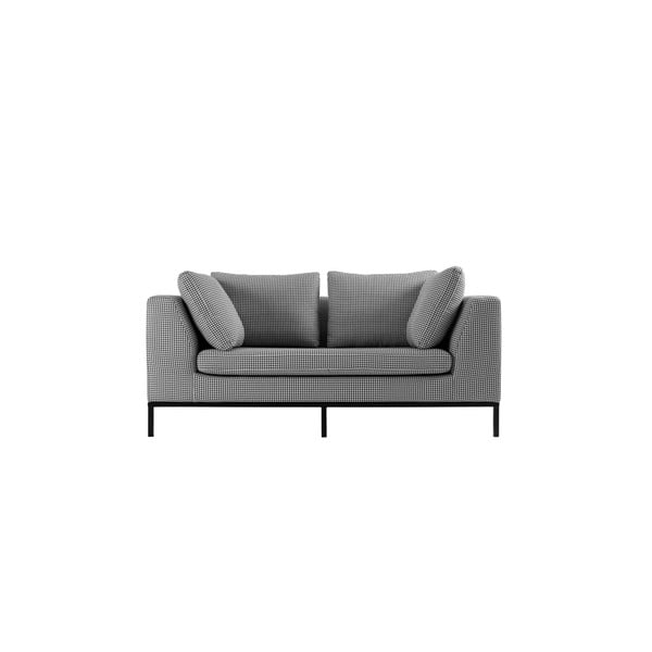Juodai balta dvivietė sofa Individualizuotos formos "Ambient