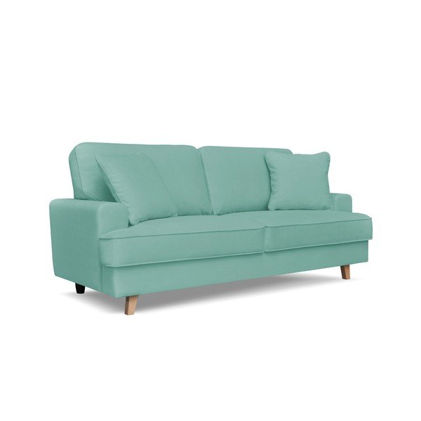 Mėtų žalios spalvos trivietė sofa Cosmopolitan design Madrid-image-1