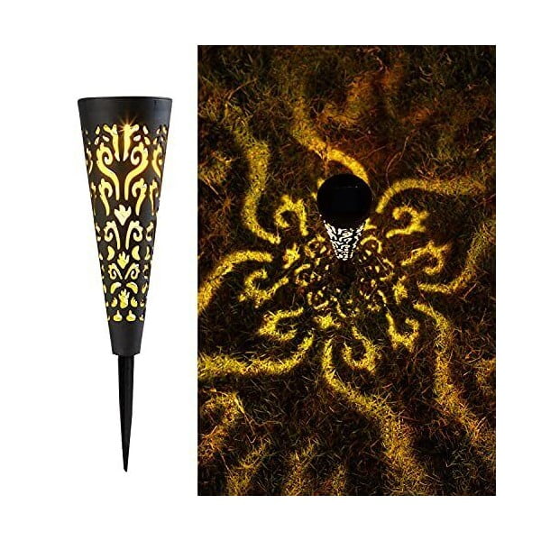 Lauko šviestuvai 3 vnt. saulės baterijos (aukštis 29 cm) – Garden Pleasure